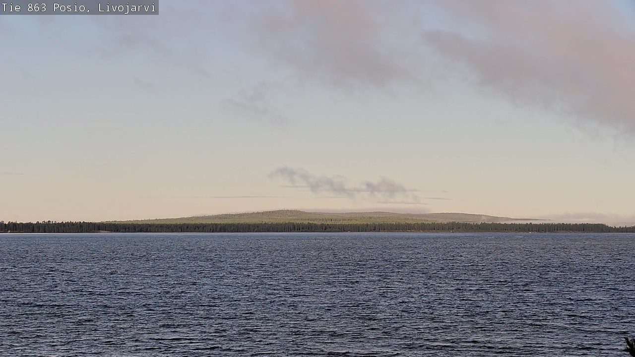 Weather Camera Image Road 863 Livojärvi, Posio, Lappi