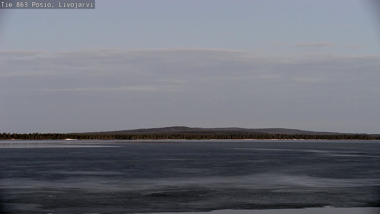 Weather Camera Image Road 863 Livojärvi, Posio, Lappi