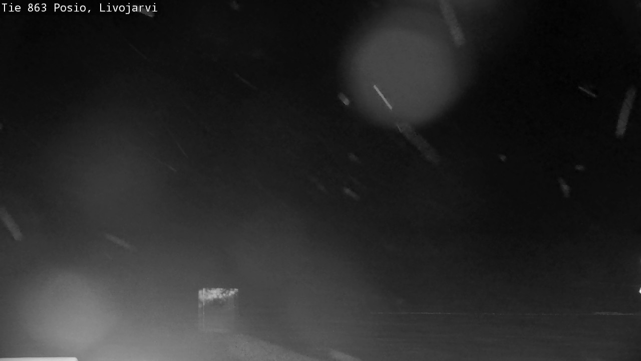 Weather Camera Image Road 863 Livojärvi, Posio, Lappi