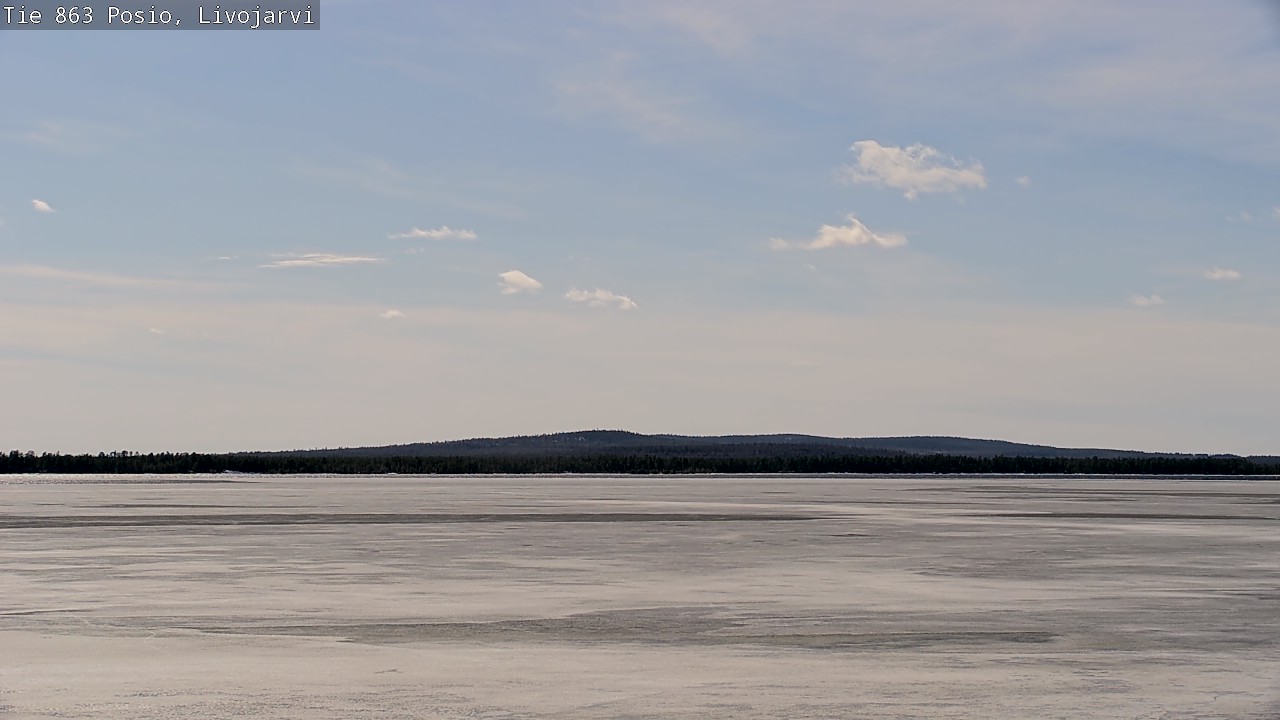 Kelikamerat Kuva Tie 863 Livojärvi, Posio, Lappi
