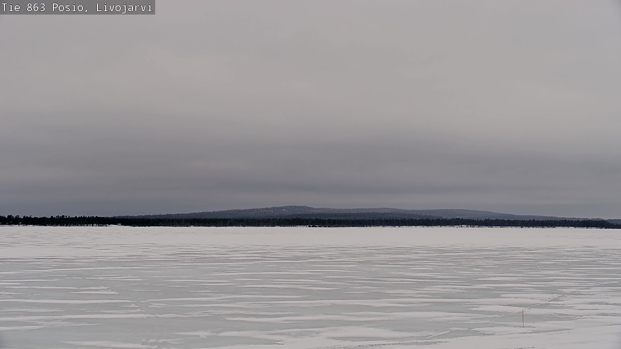 Weather Camera Image Road 863 Livojärvi, Posio, Lappi