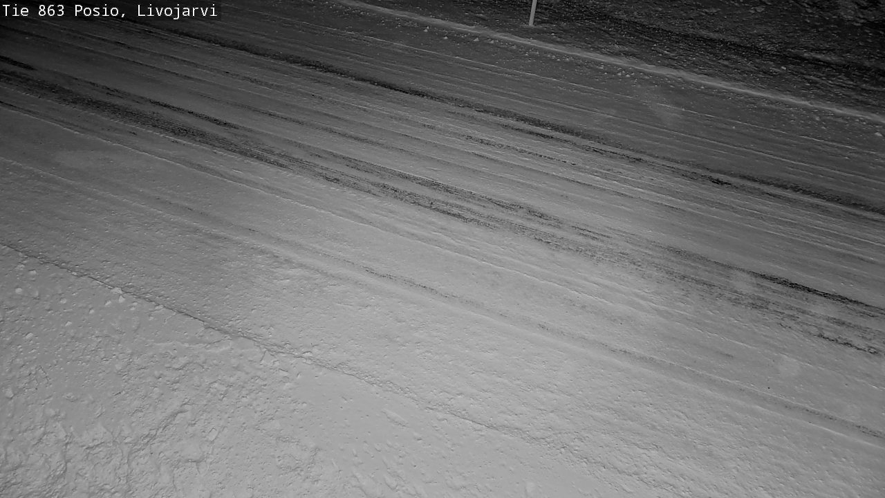 Weather Camera Image Road 863 Livojärvi, Posio, Lappi