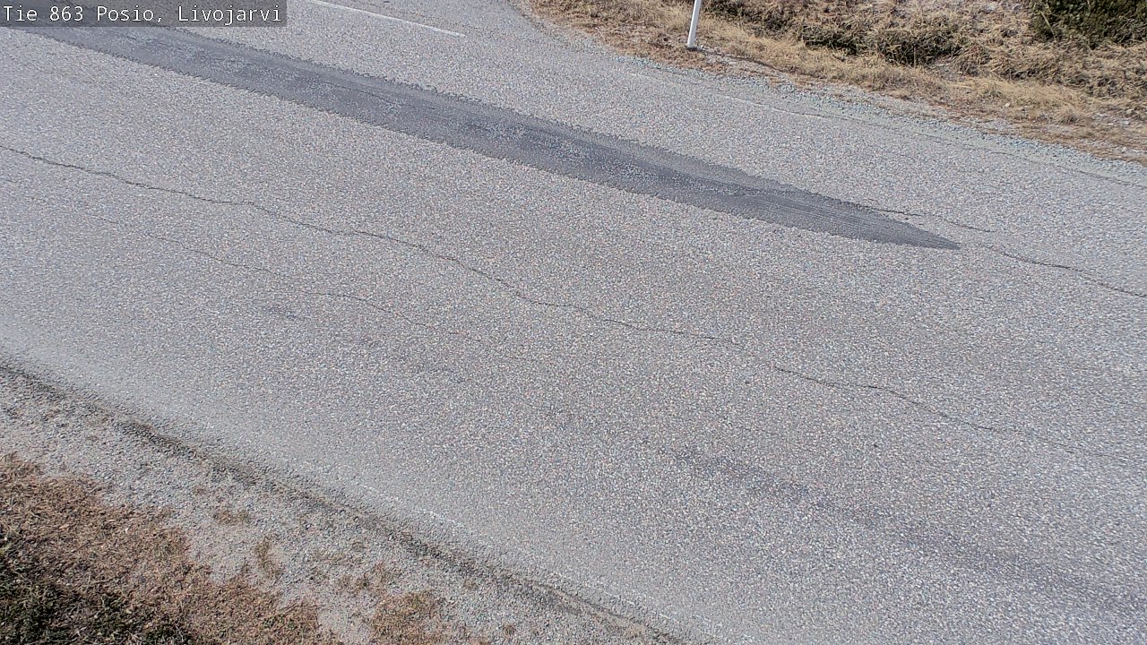 Weather Camera Image Road 863 Livojärvi, Posio, Lappi