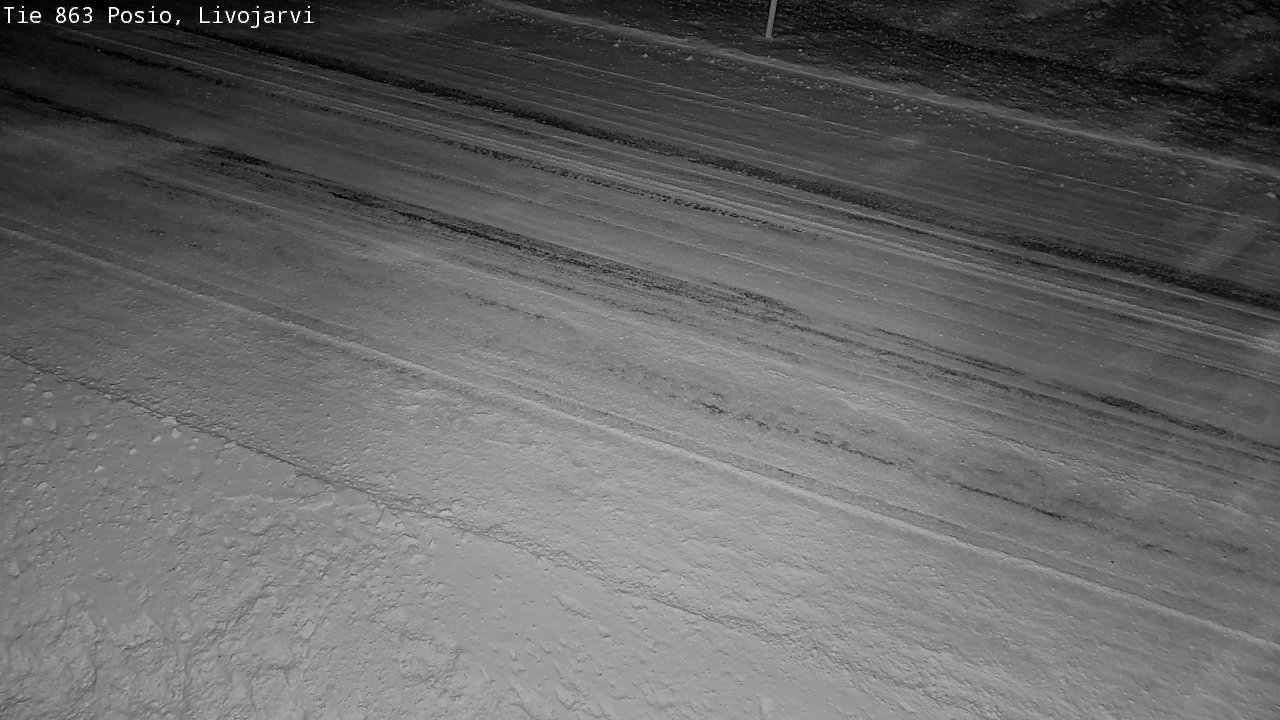 Weather Camera Image Road 863 Livojärvi, Posio, Lappi