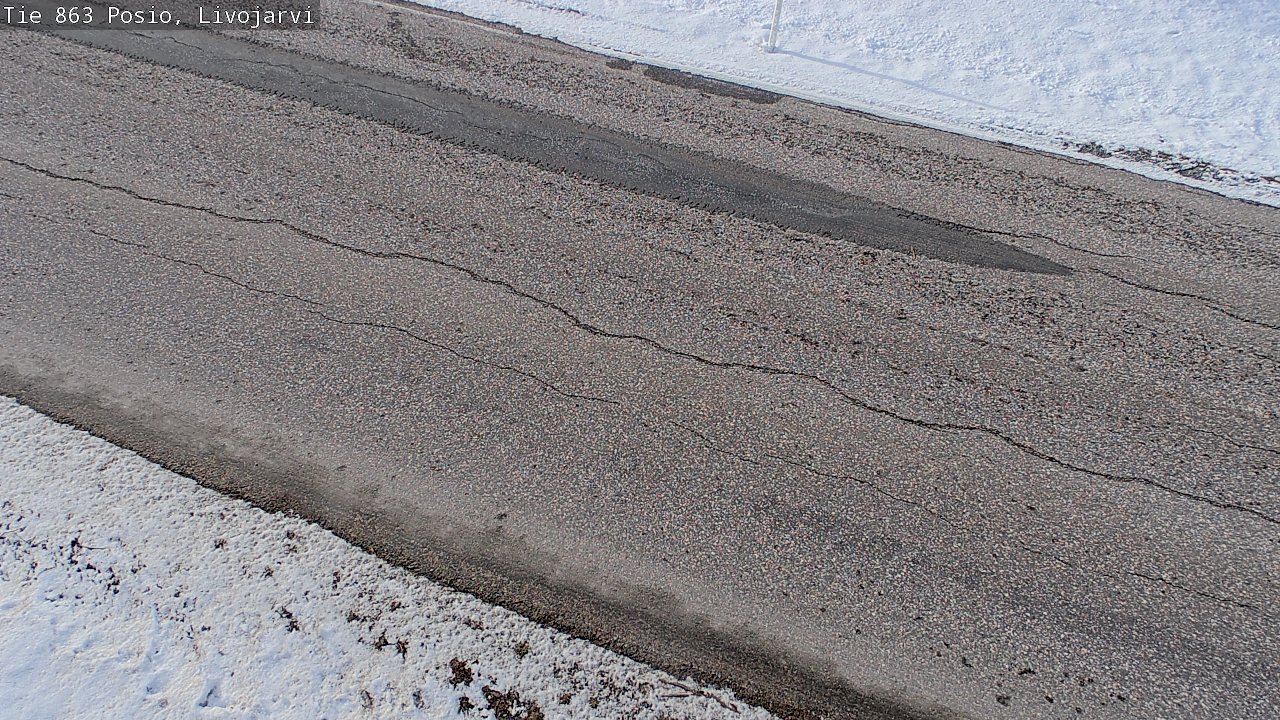 Weather Camera Image Road 863 Livojärvi, Posio, Lappi