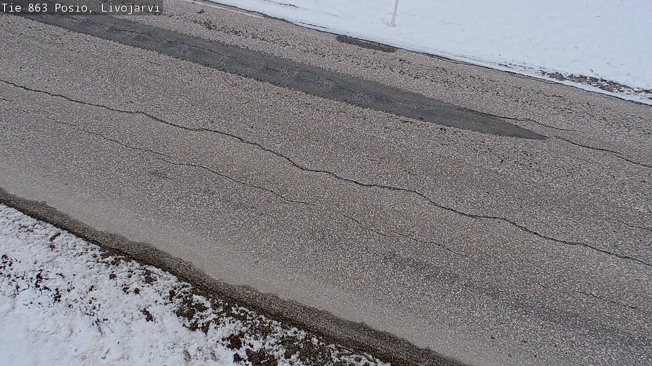 Weather Camera Image Road 863 Livojärvi, Posio, Lappi