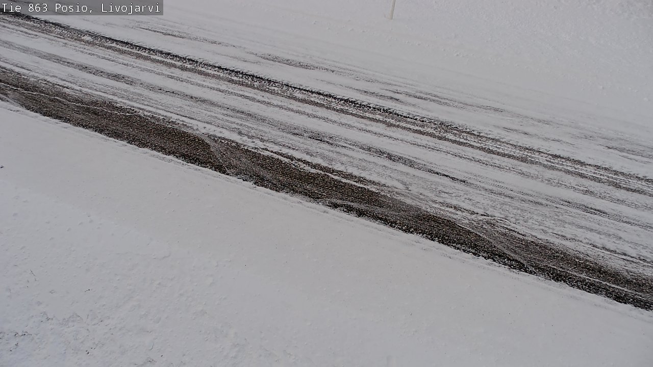 Weather Camera Image Road 863 Livojärvi, Posio, Lappi