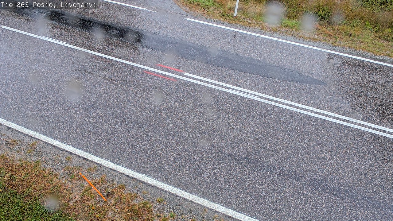 Weather Camera Image Road 863 Livojärvi, Posio, Lappi