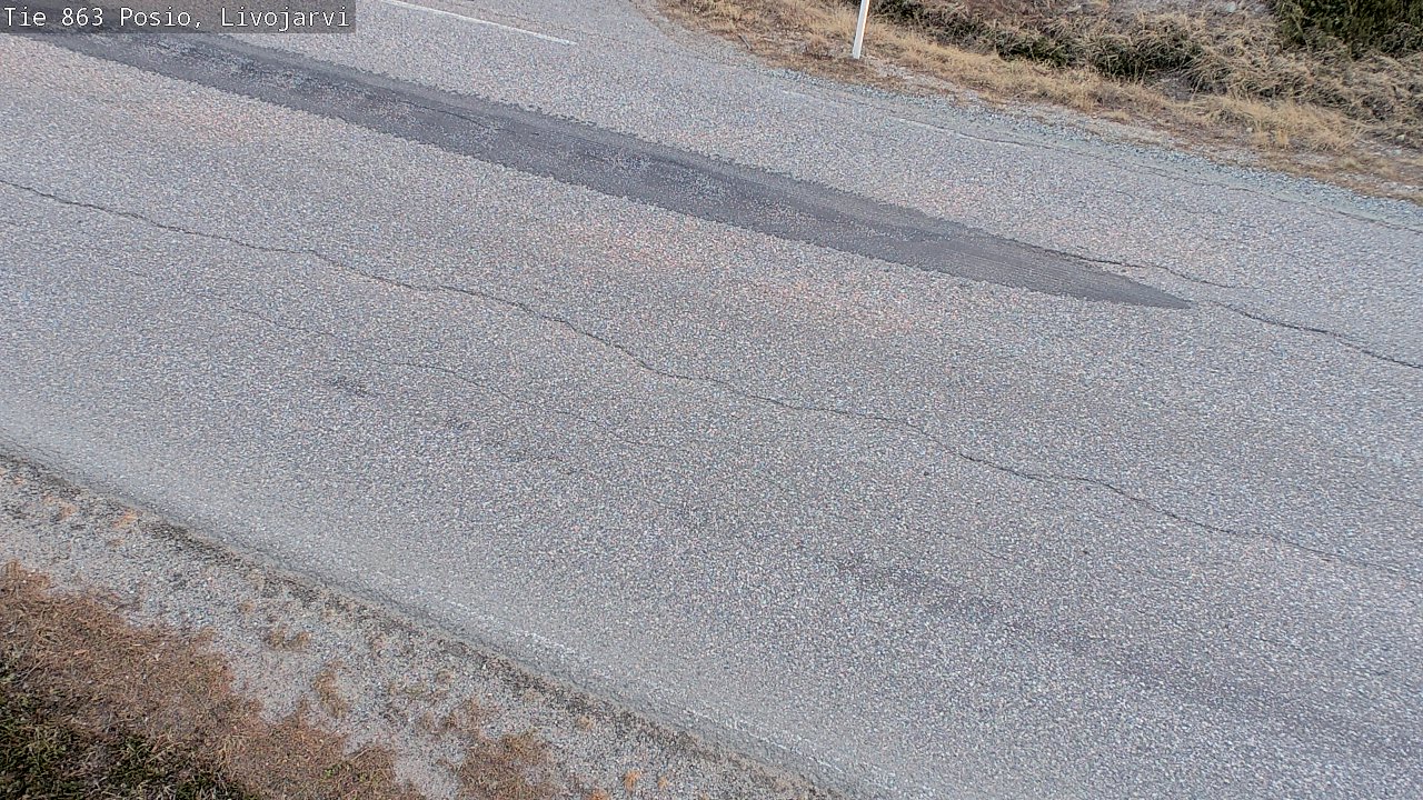 Weather Camera Image Road 863 Livojärvi, Posio, Lappi