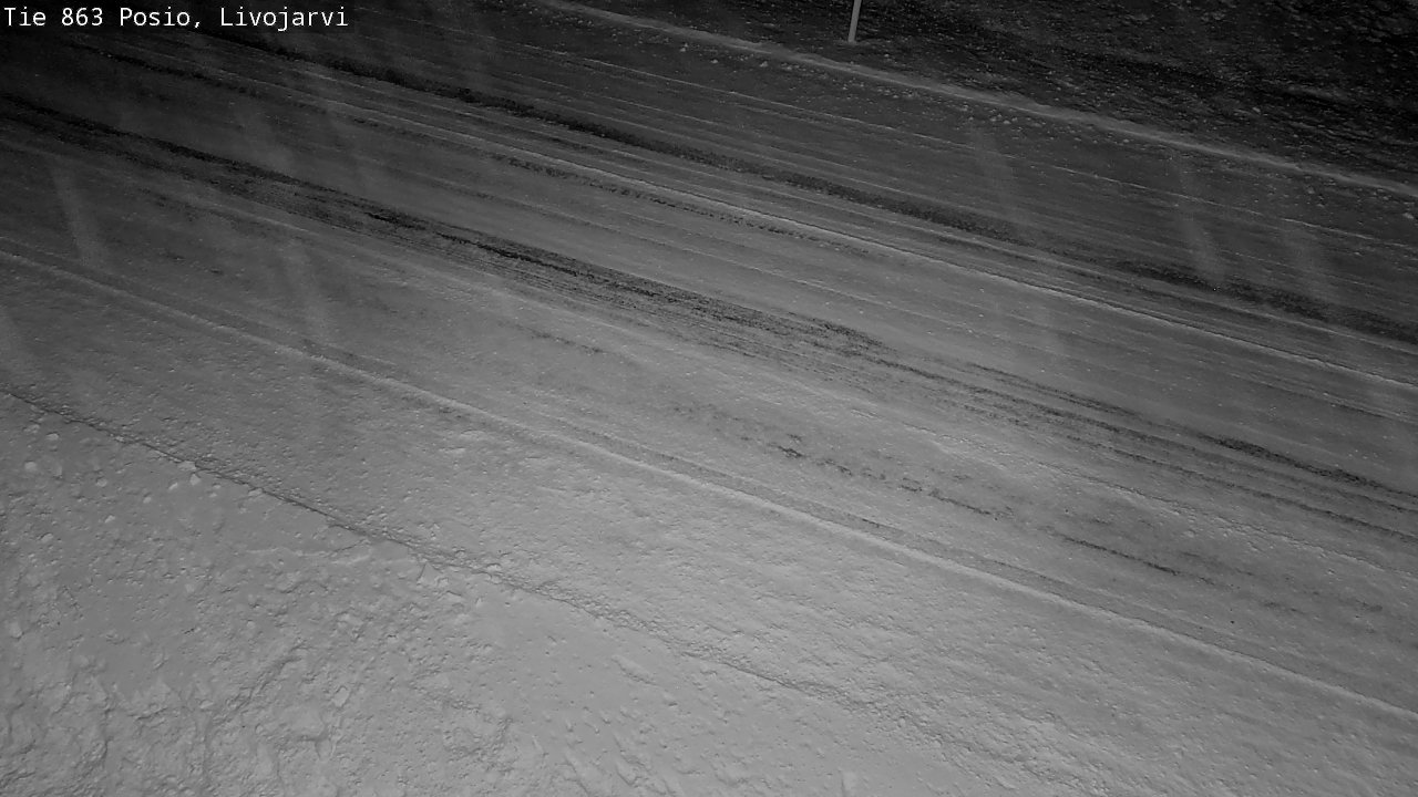 Weather Camera Image Road 863 Livojärvi, Posio, Lappi