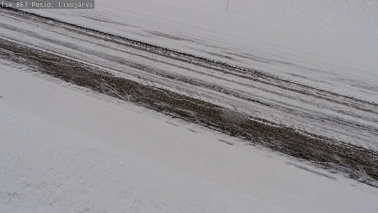 Weather Camera Image Road 863 Livojärvi, Posio, Lappi