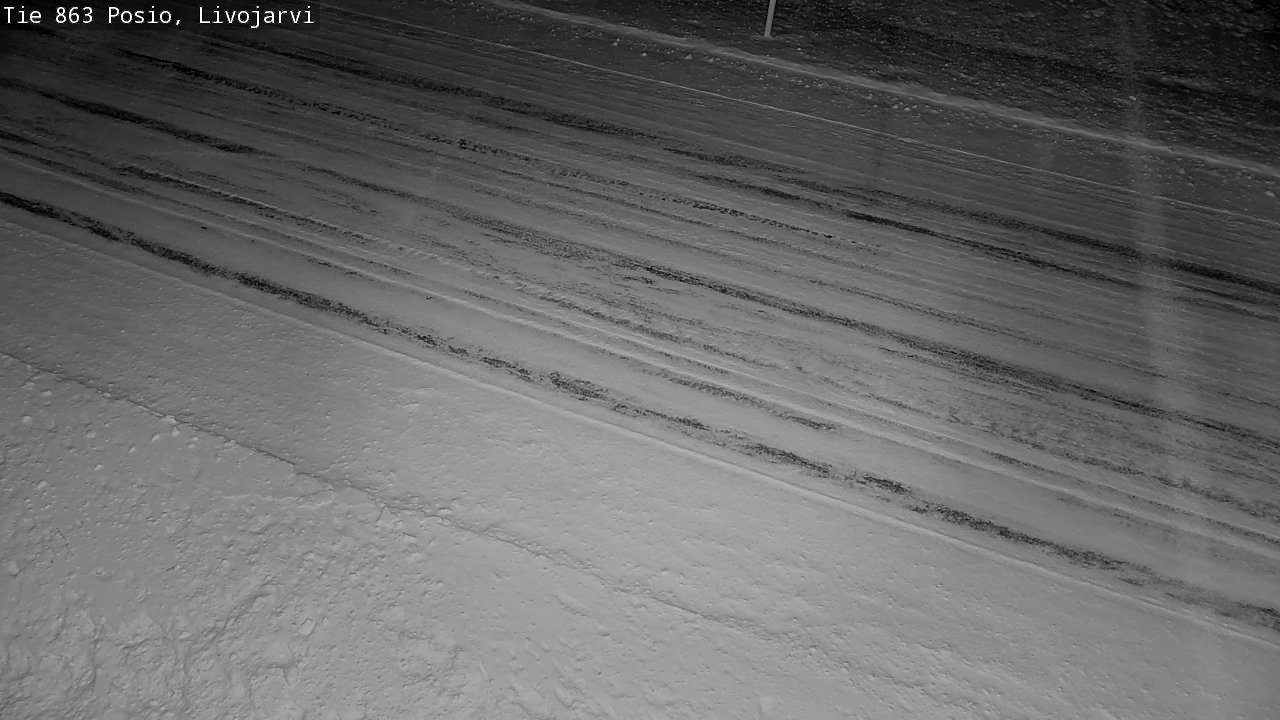 Weather Camera Image Road 863 Livojärvi, Posio, Lappi