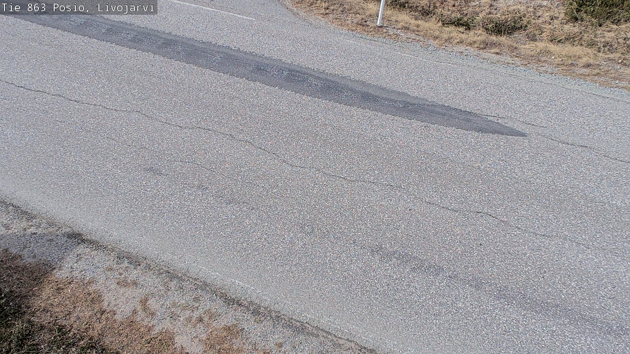 Weather Camera Image Road 863 Livojärvi, Posio, Lappi