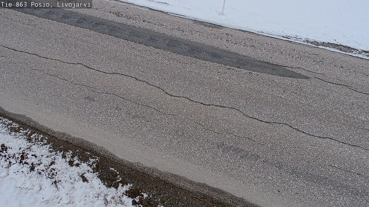 Weather Camera Image Road 863 Livojärvi, Posio, Lappi