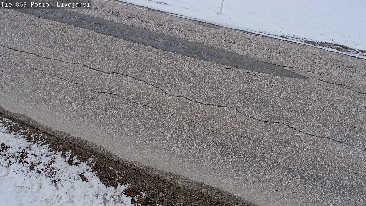 Weather Camera Image Road 863 Livojärvi, Posio, Lappi