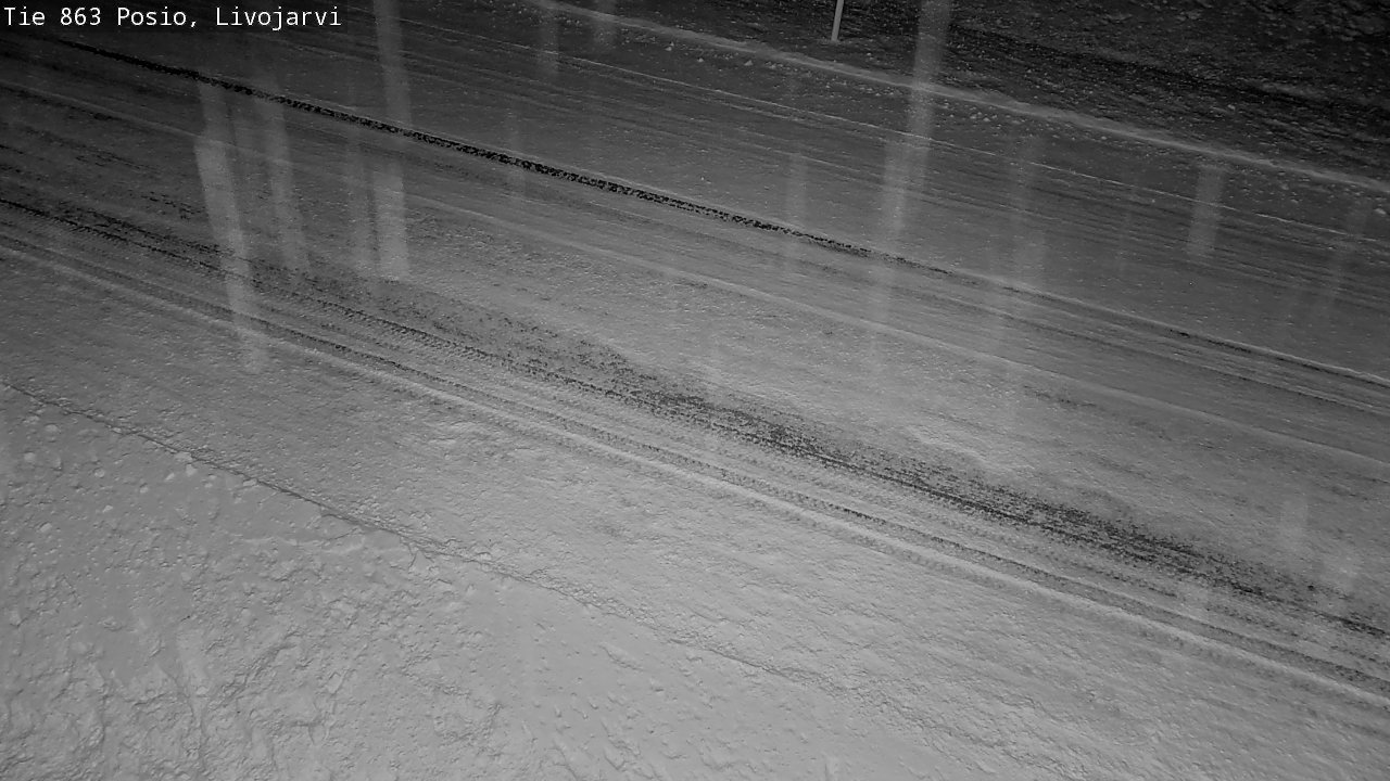 Weather Camera Image Road 863 Livojärvi, Posio, Lappi