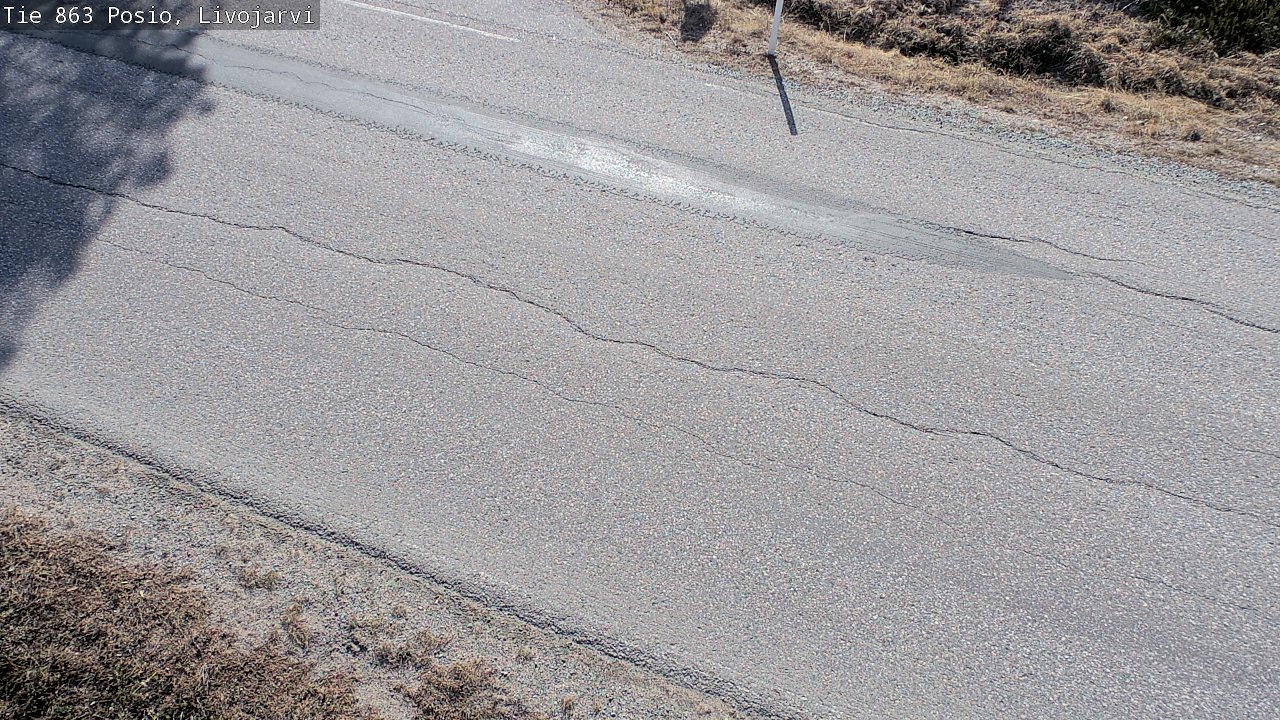 Weather Camera Image Road 863 Livojärvi, Posio, Lappi