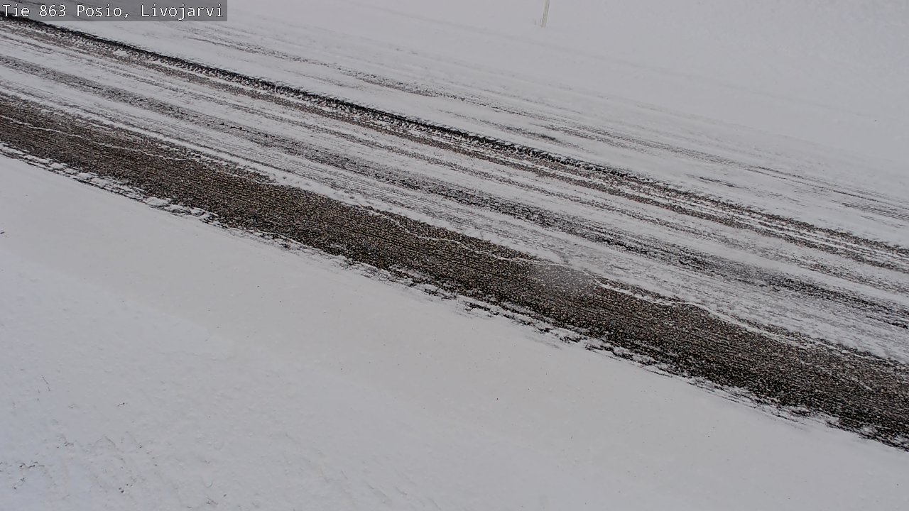 Weather Camera Image Road 863 Livojärvi, Posio, Lappi