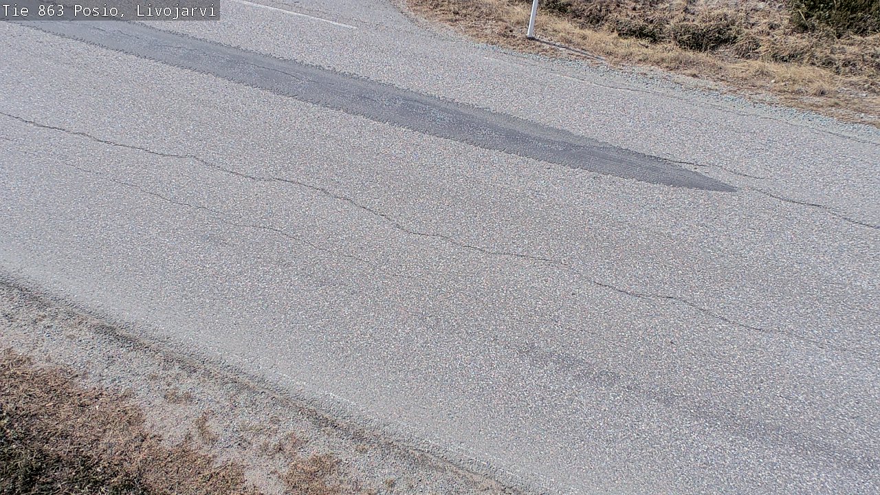 Weather Camera Image Road 863 Livojärvi, Posio, Lappi