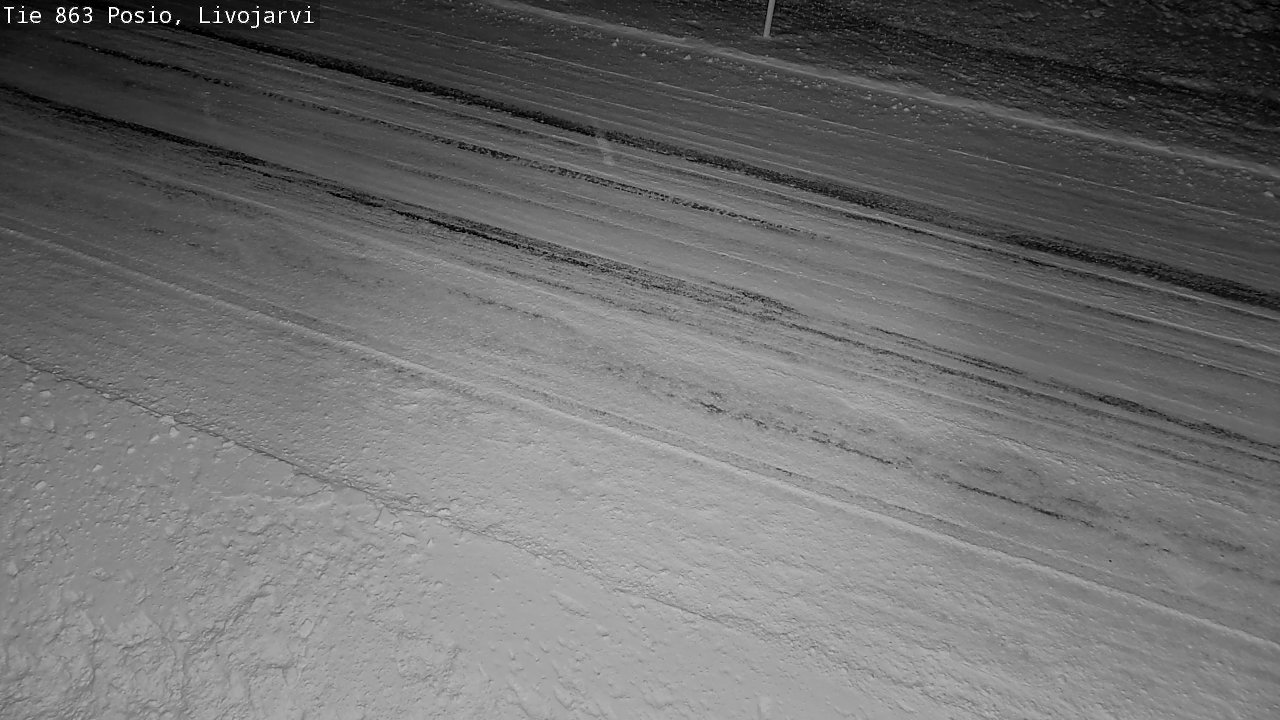 Weather Camera Image Road 863 Livojärvi, Posio, Lappi