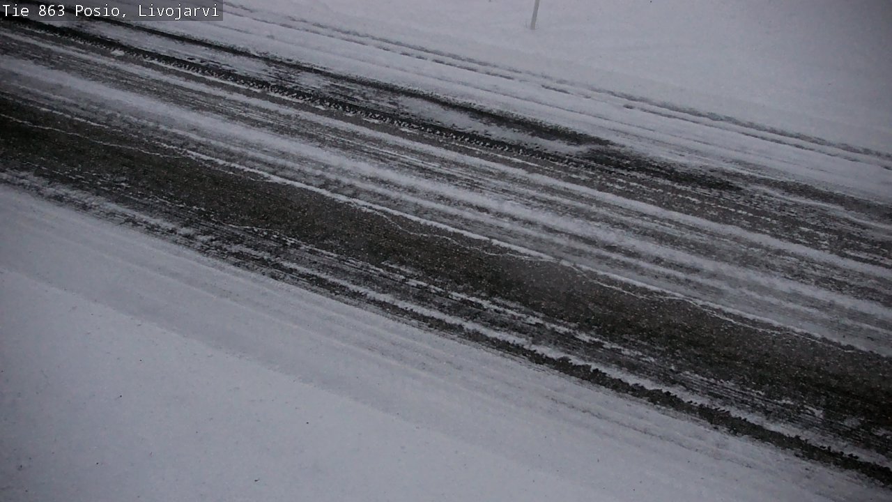 Weather Camera Image Road 863 Livojärvi, Posio, Lappi