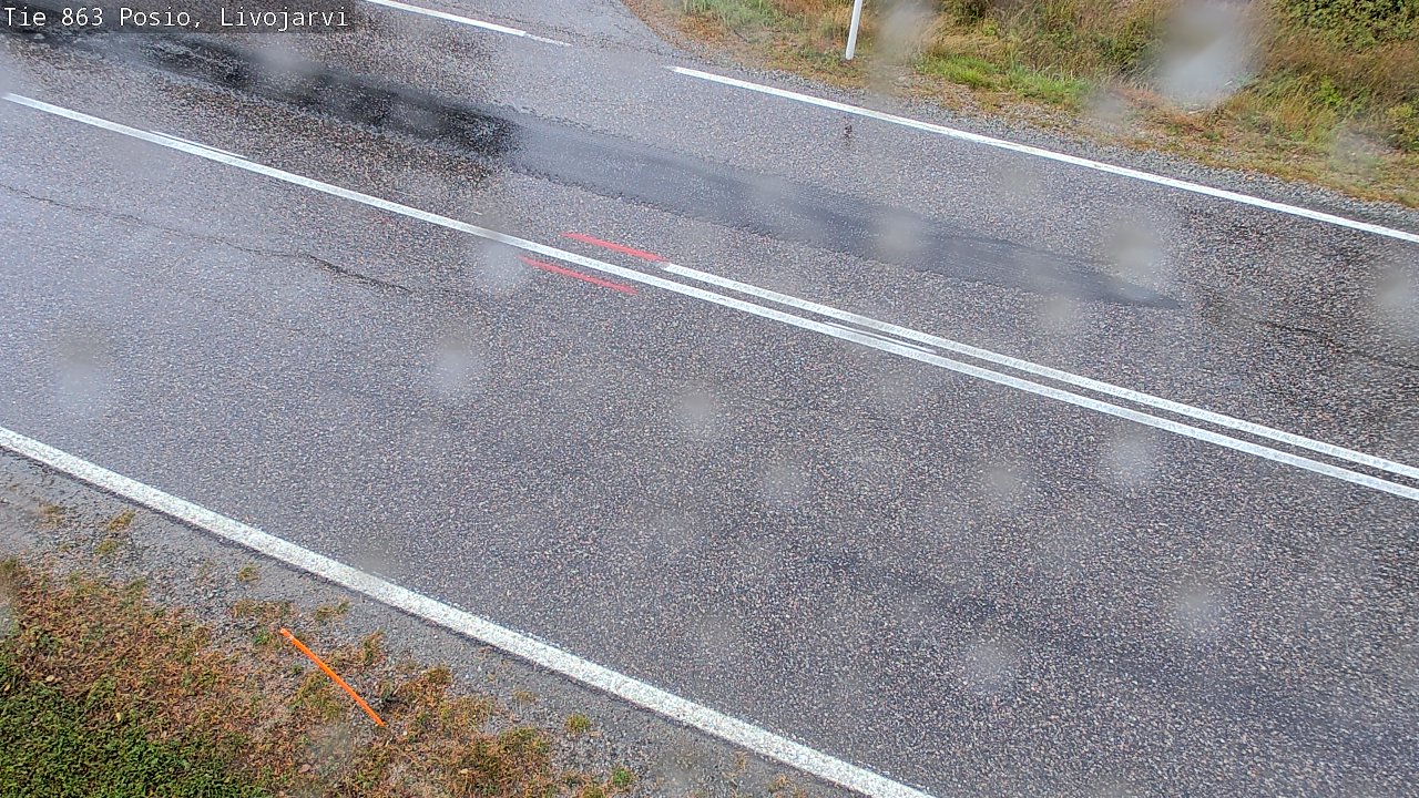 Weather Camera Image Väg 863 Livojärvi, Posio, Lappi