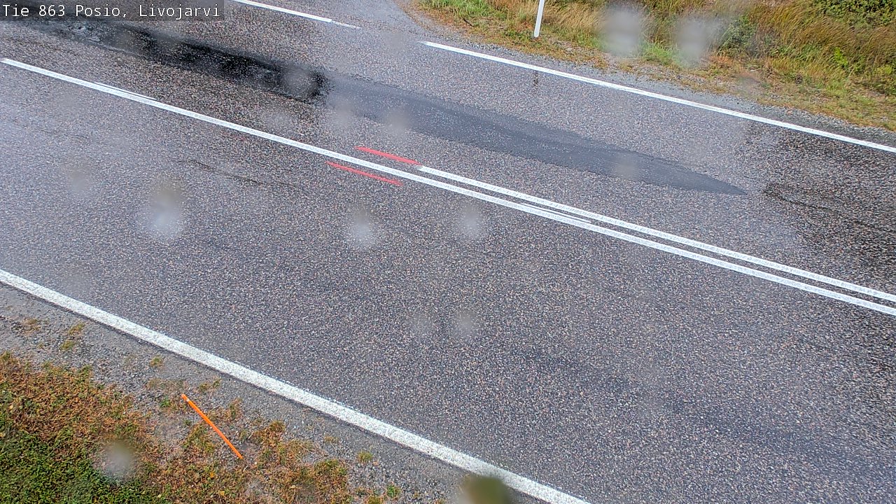 Weather Camera Image Road 863 Livojärvi, Posio, Lappi
