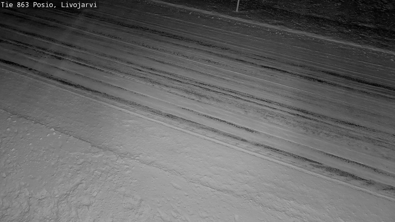 Weather Camera Image Road 863 Livojärvi, Posio, Lappi