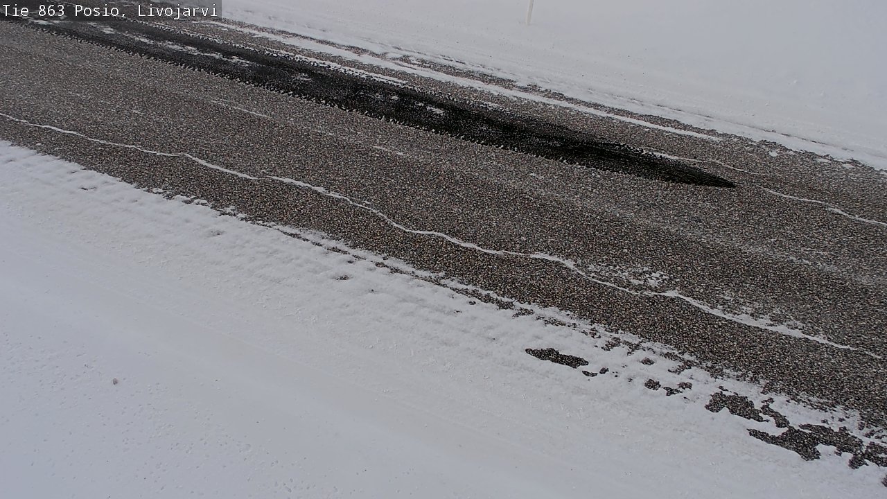 Weather Camera Image Road 863 Livojärvi, Posio, Lappi