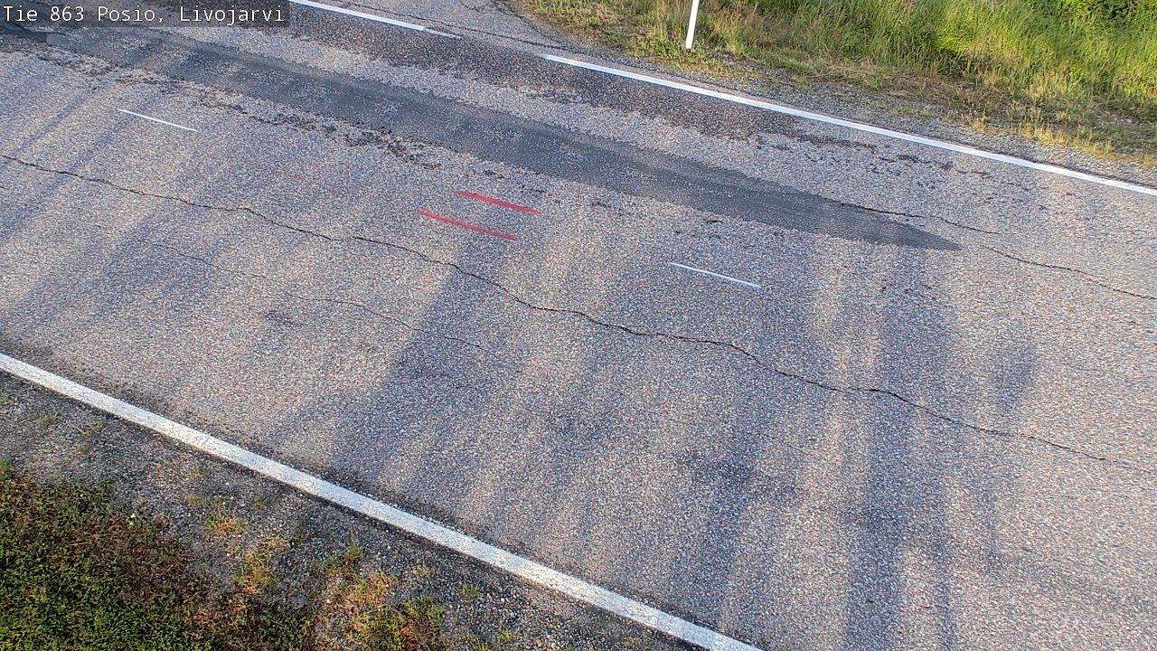 Weather Camera Image Road 863 Livojärvi, Posio, Lappi