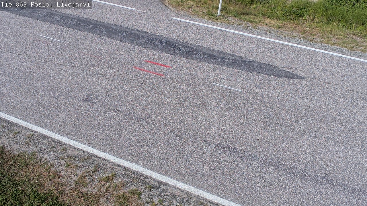 Weather Camera Image Väg 863 Livojärvi, Posio, Lappi