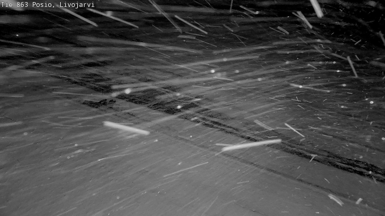 Weather Camera Image Road 863 Livojärvi, Posio, Lappi