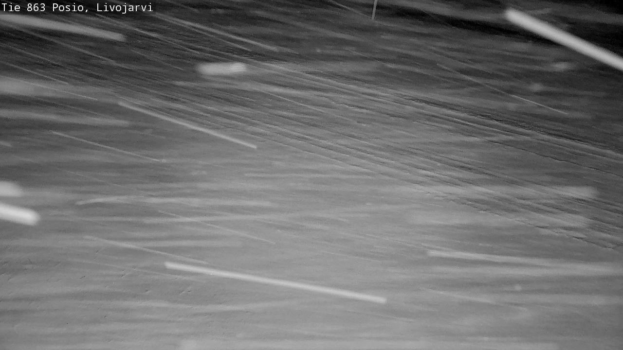 Weather Camera Image Road 863 Livojärvi, Posio, Lappi