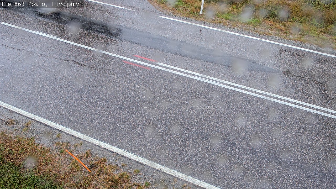 Weather Camera Image Väg 863 Livojärvi, Posio, Lappi