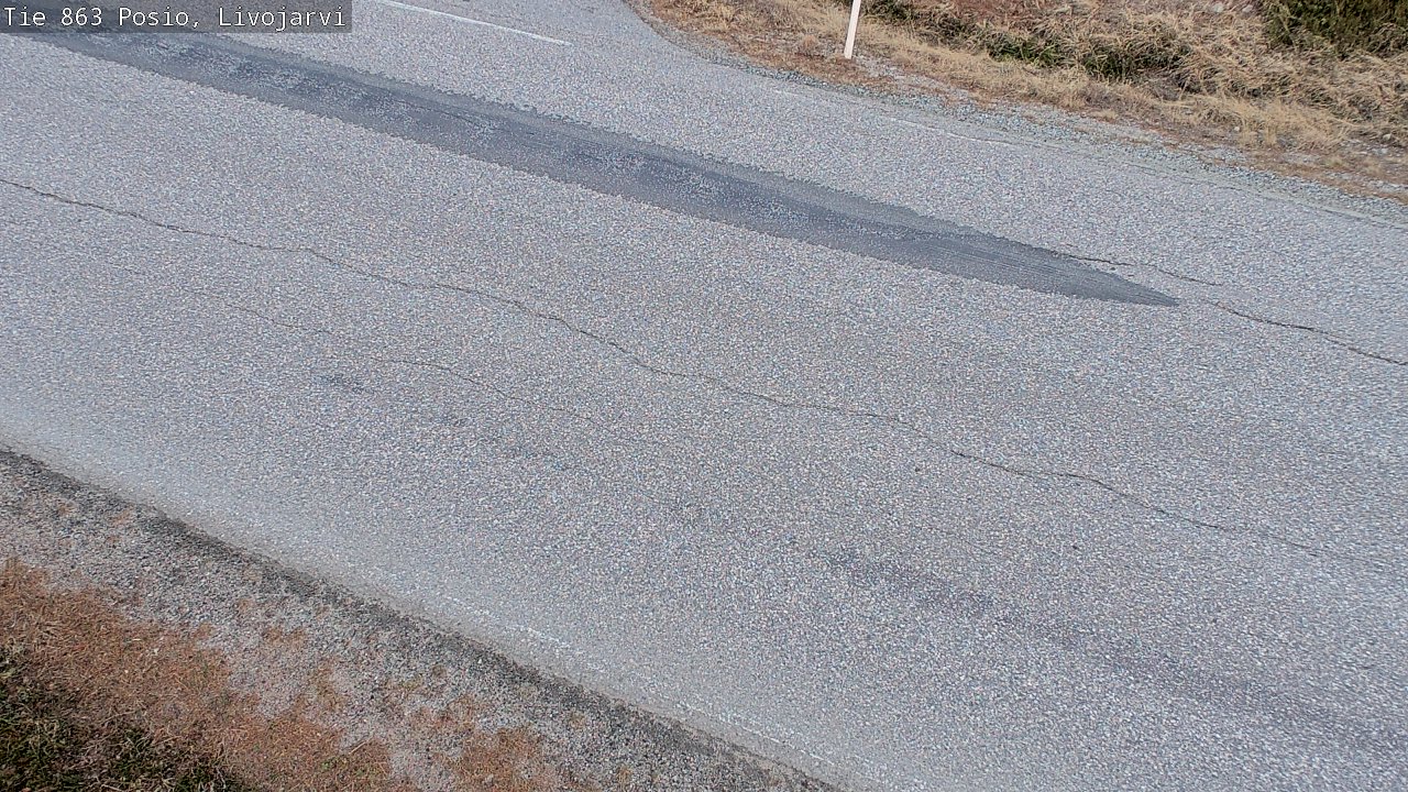Weather Camera Image Väg 863 Livojärvi, Posio, Lappi