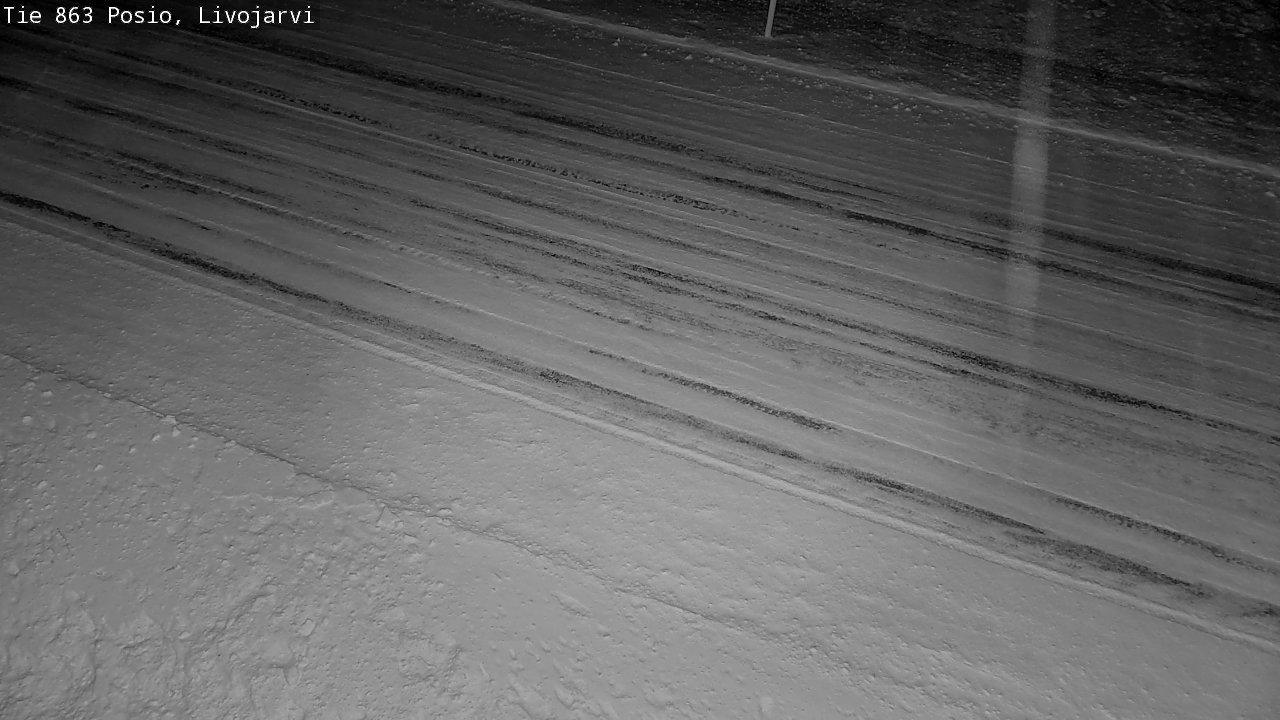 Weather Camera Image Road 863 Livojärvi, Posio, Lappi