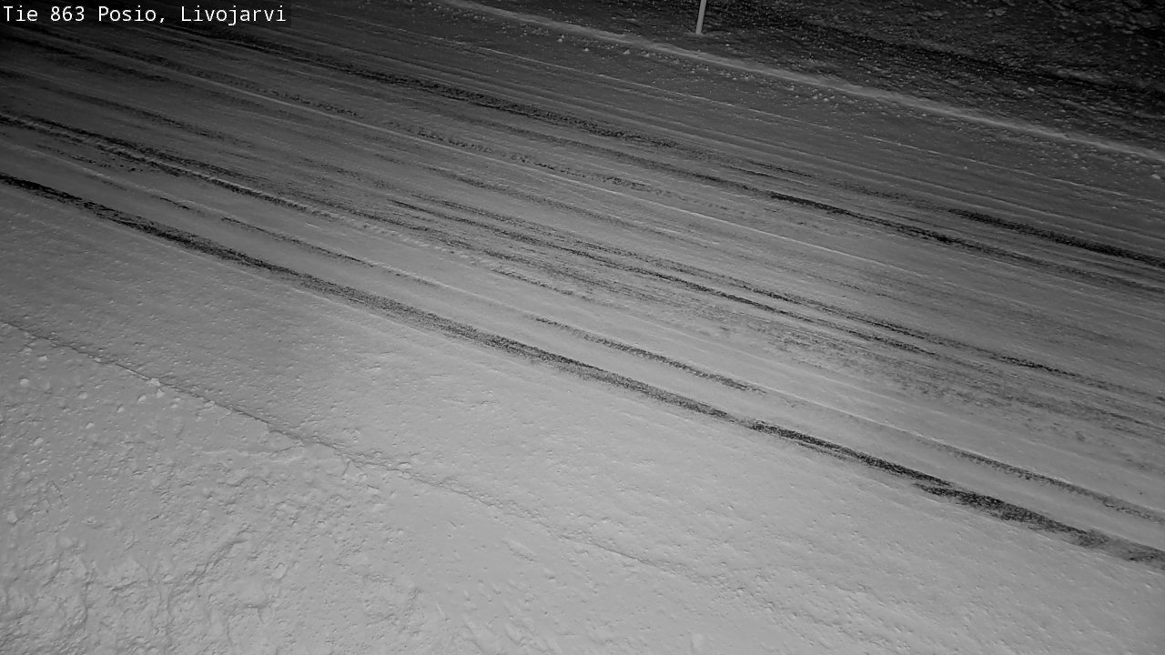 Weather Camera Image Road 863 Livojärvi, Posio, Lappi