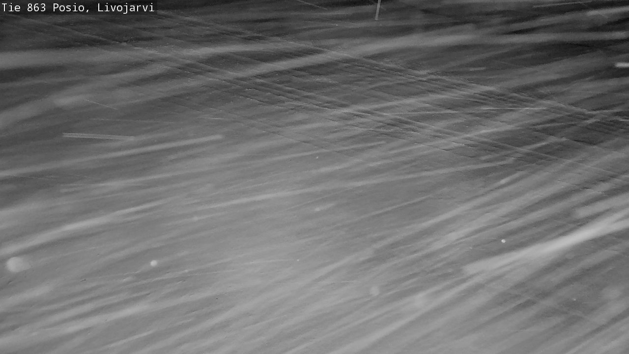 Weather Camera Image Road 863 Livojärvi, Posio, Lappi