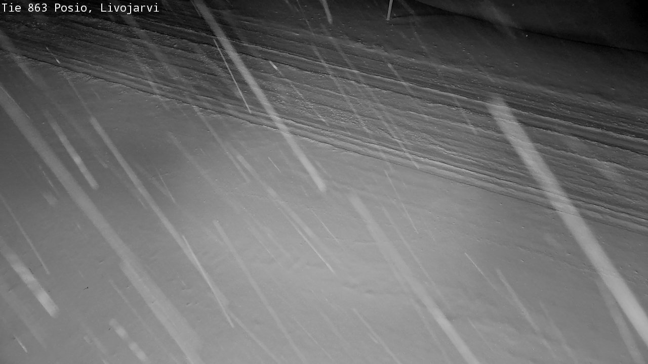 Weather Camera Image Road 863 Livojärvi, Posio, Lappi