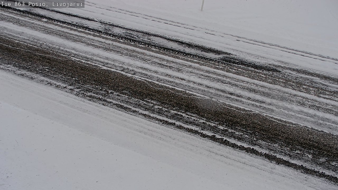 Weather Camera Image Road 863 Livojärvi, Posio, Lappi