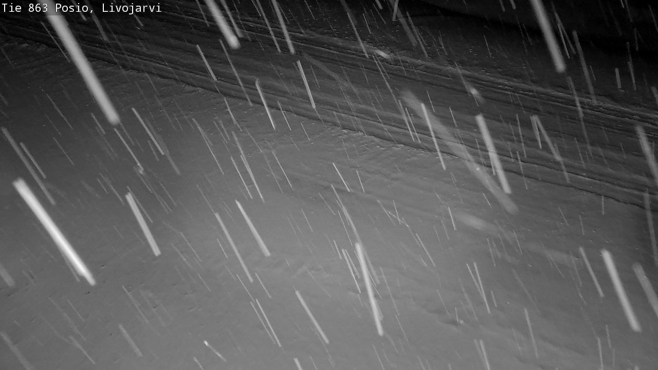 Weather Camera Image Road 863 Livojärvi, Posio, Lappi