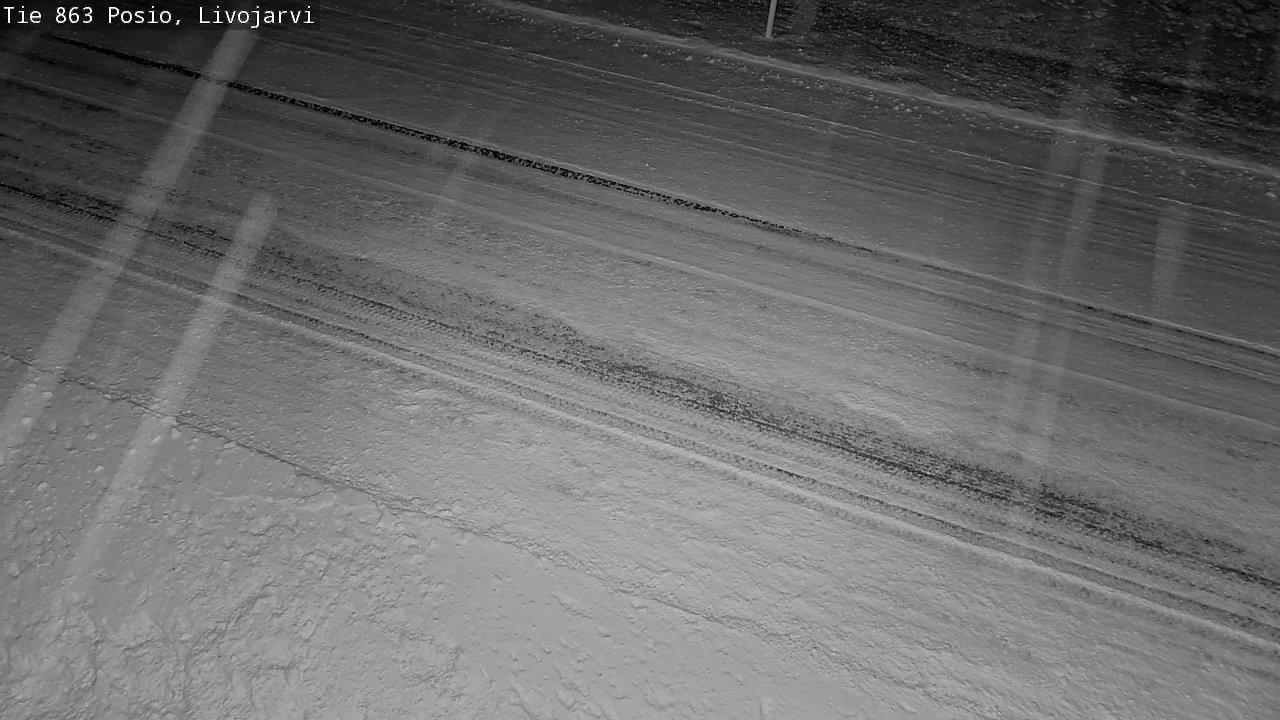 Weather Camera Image Road 863 Livojärvi, Posio, Lappi
