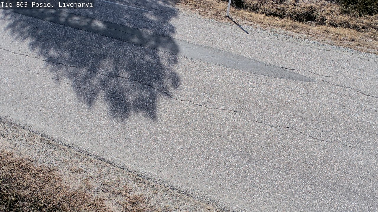 Weather Camera Image Road 863 Livojärvi, Posio, Lappi