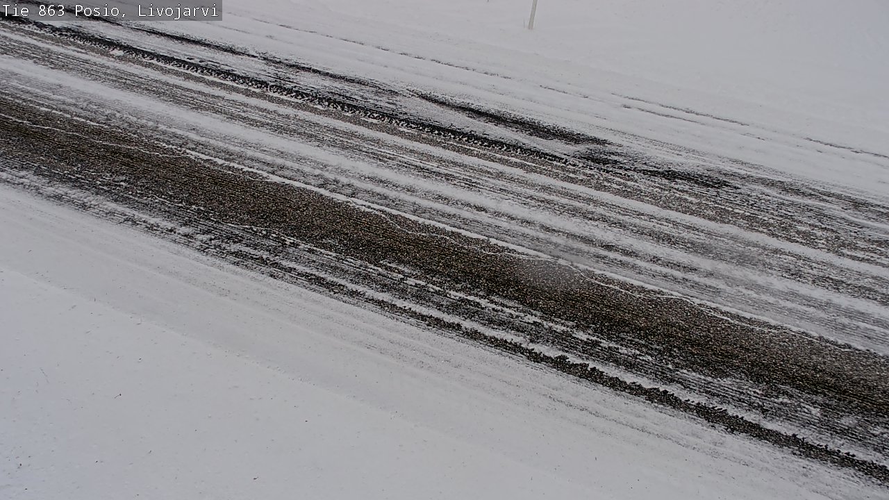 Weather Camera Image Road 863 Livojärvi, Posio, Lappi