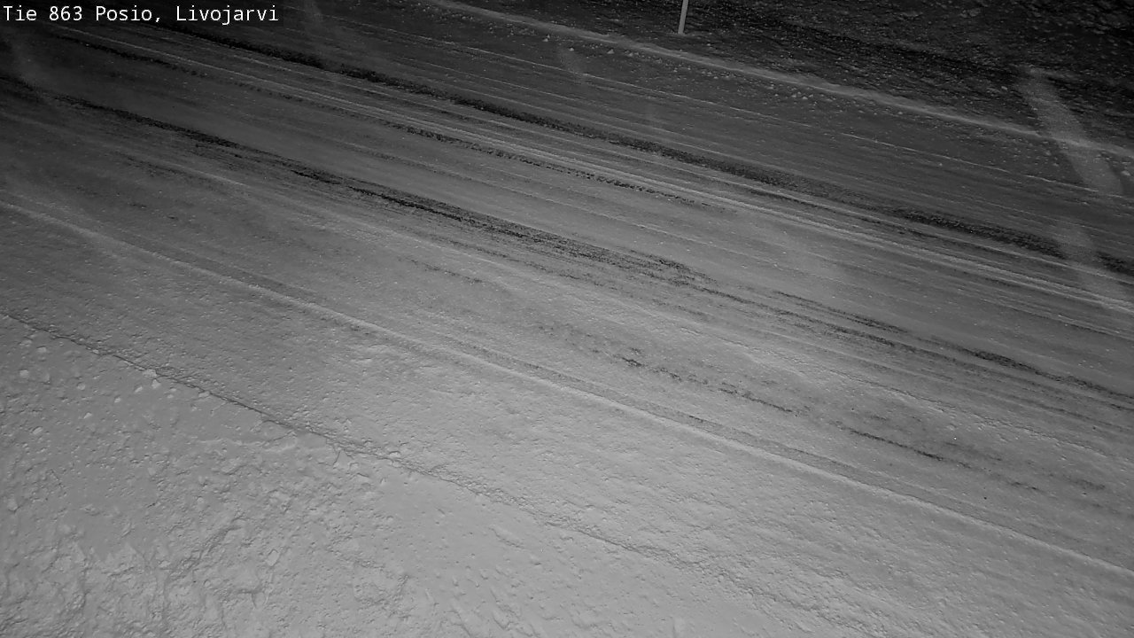Weather Camera Image Road 863 Livojärvi, Posio, Lappi