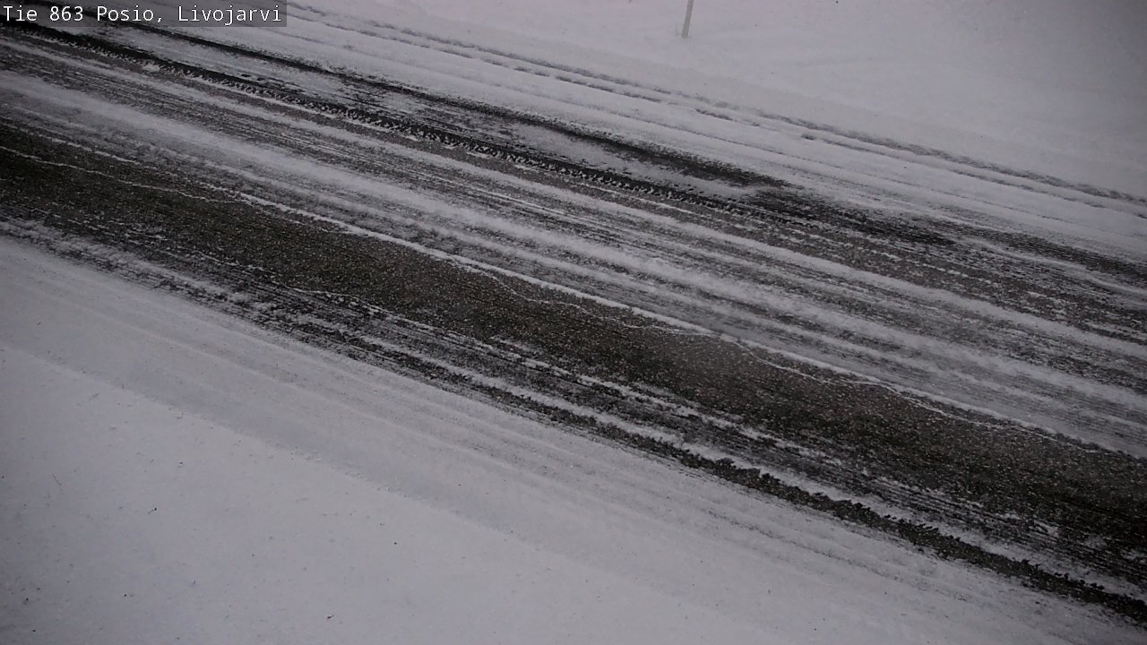 Weather Camera Image Road 863 Livojärvi, Posio, Lappi