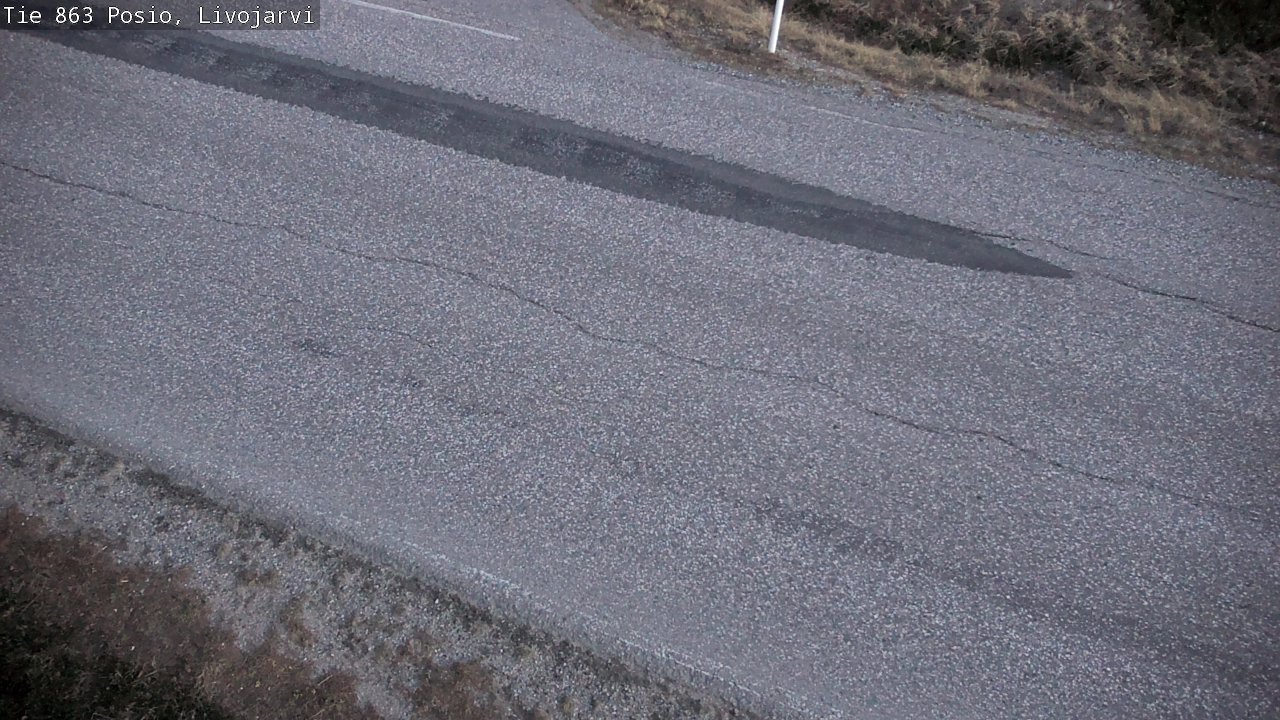 Weather Camera Image Road 863 Livojärvi, Posio, Lappi