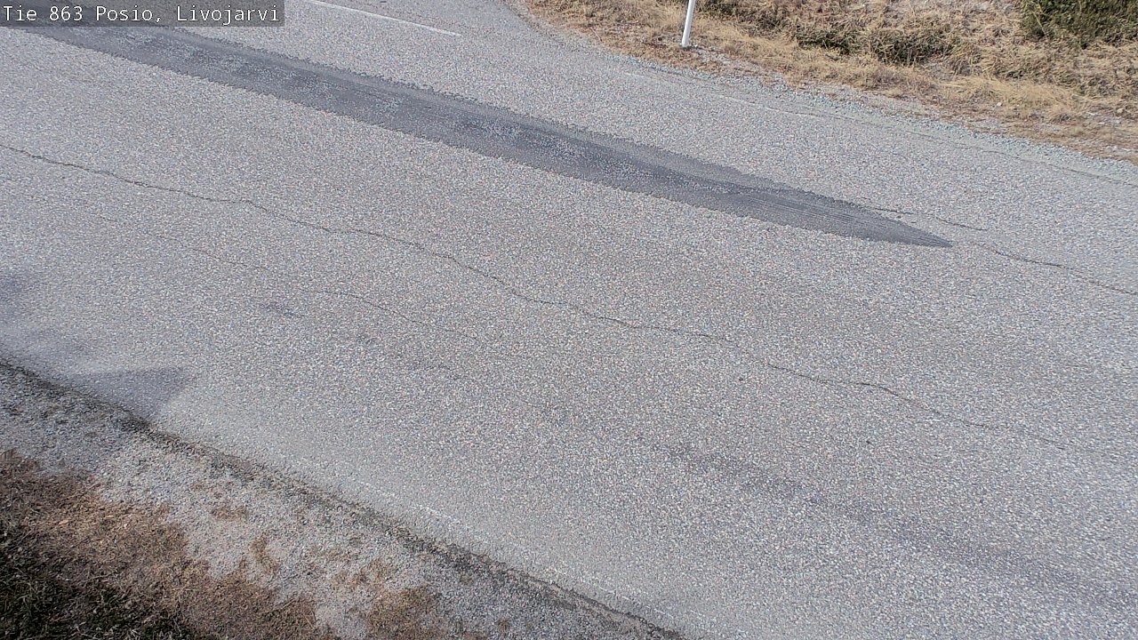 Weather Camera Image Road 863 Livojärvi, Posio, Lappi