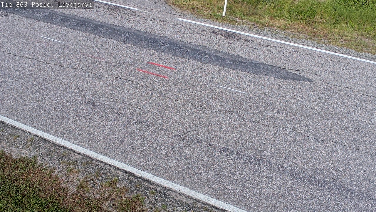 Weather Camera Image Road 863 Livojärvi, Posio, Lappi