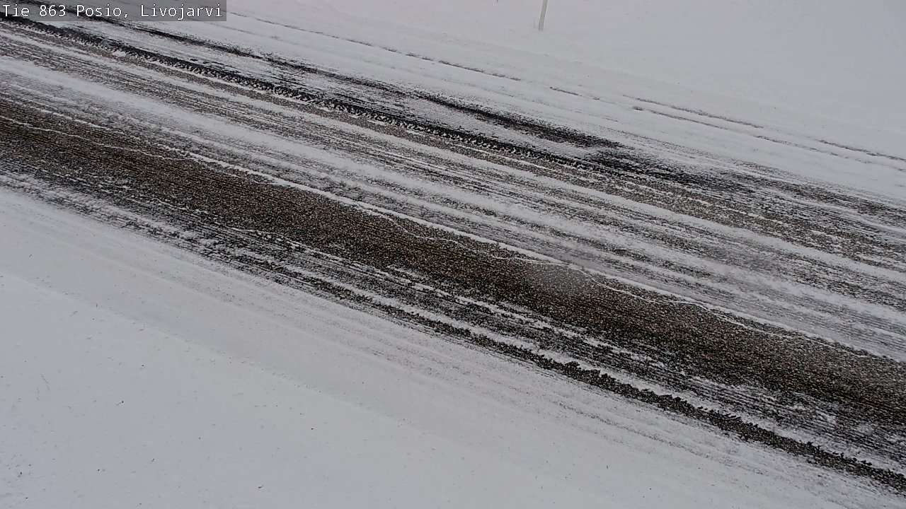 Weather Camera Image Road 863 Livojärvi, Posio, Lappi